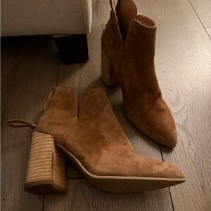 Steve Madden Brown Suede Heeled Boots